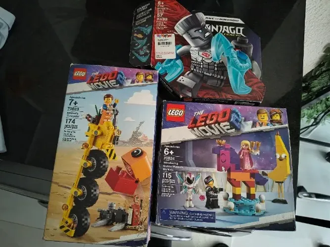 Lote Lego sets 71731, 70824 e 70823 -Completos com manual e caixa