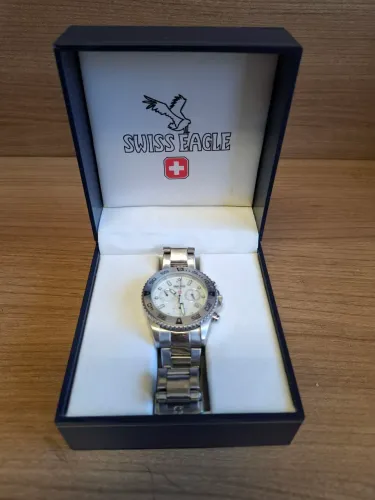 Relógio Swiss Eagle Fleet Chronograph - Modelo SE-9d008-22 