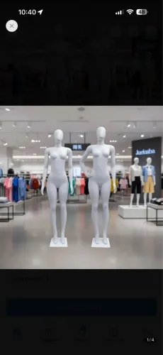 Kit de dois manequins feminino 