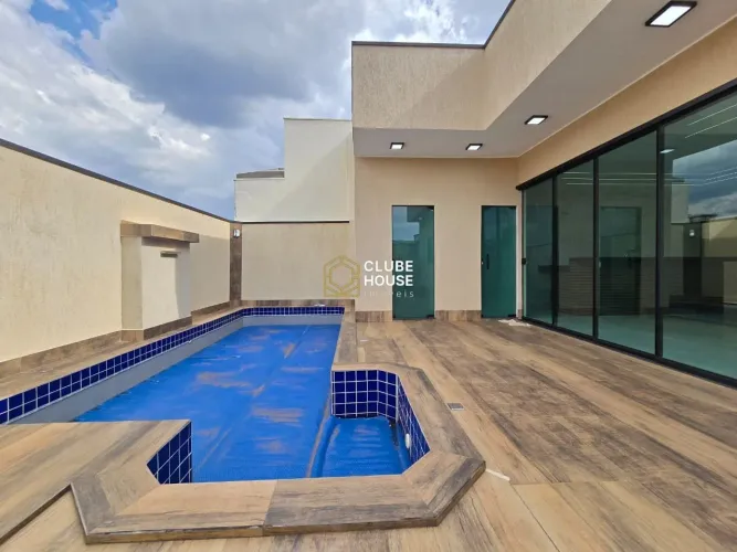 Linda Casa Nova, 3/4 (2 suítes), 300m², com Piscina, Jardim Ana Paula, Anápolis
