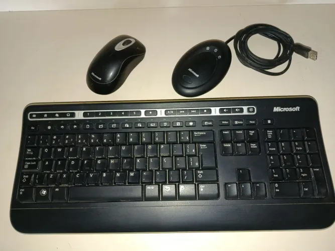 Teclado e Mouse Microsoft original wireless