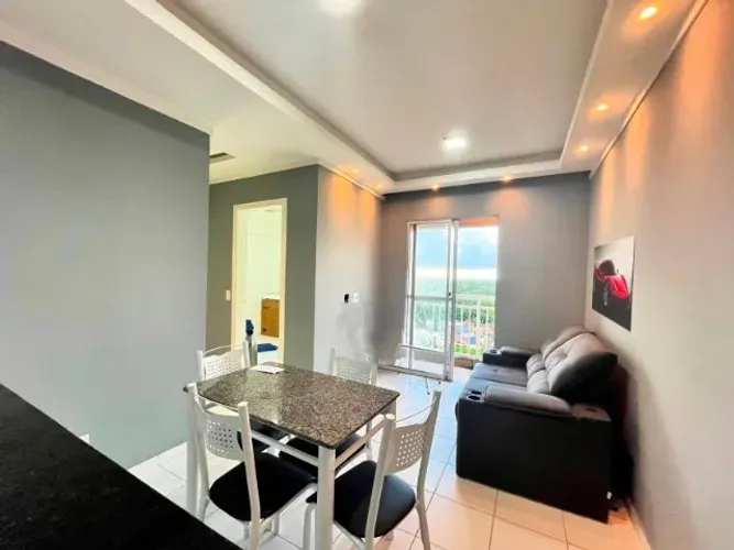 Moura Gestora Imobiliario, Vende Apt Semi Mobiliado no Cond. Total Life.