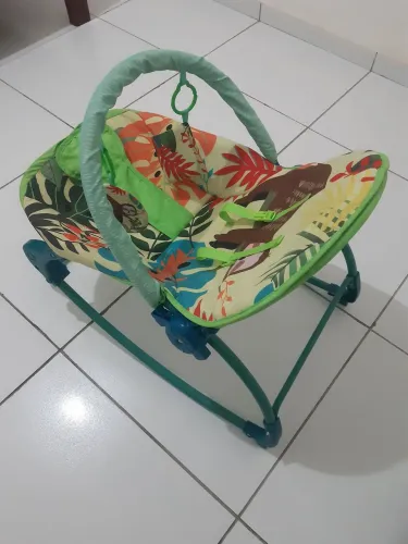 Cadeirinha de balanço e descanso do seu bebê
