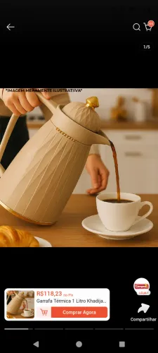 Garrafa de café nova