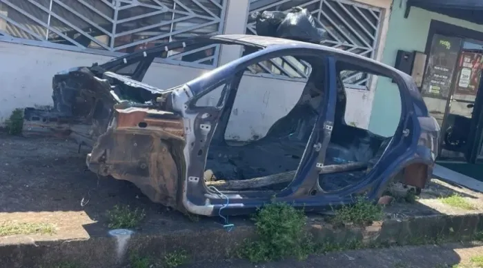 Carcaça do Fiat Punto