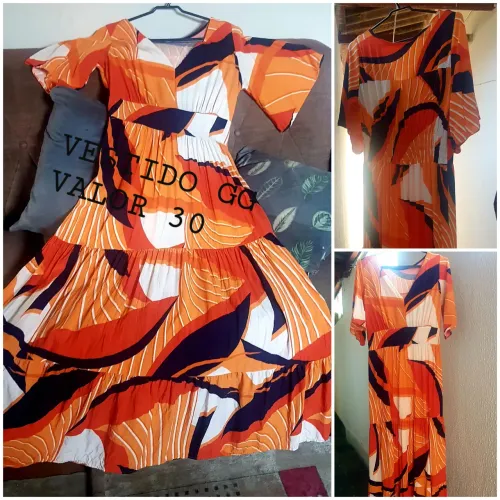 VESTIDO com valores nas peças 