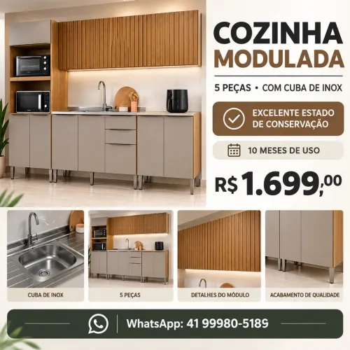 Cozinha Modulada 5 Peças