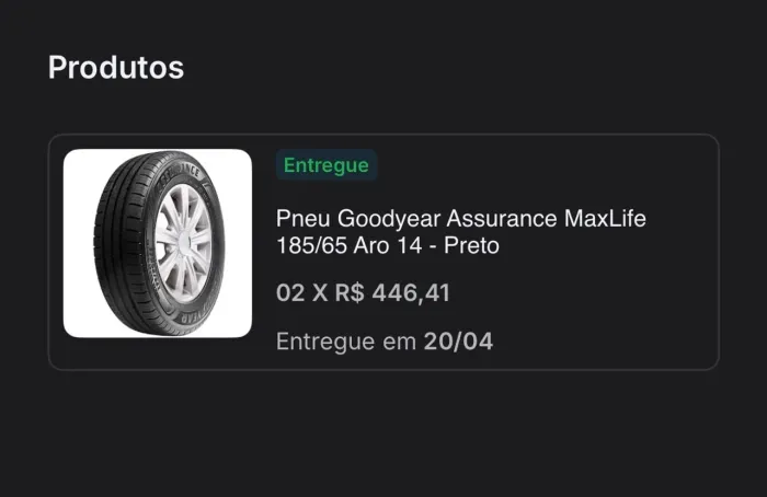 PAR DE PNEUS GOODYEAR