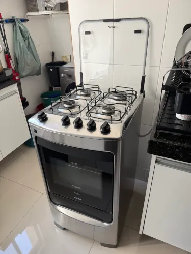Fogão Consul 4 Bocas Inox com Acendimento Automático