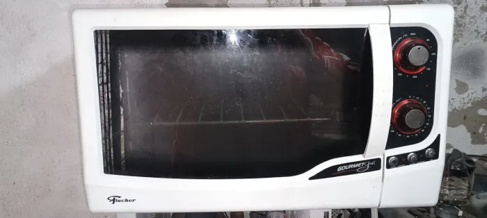 Forno elétrico Fischer branco 44 litros com grill 110 volts 