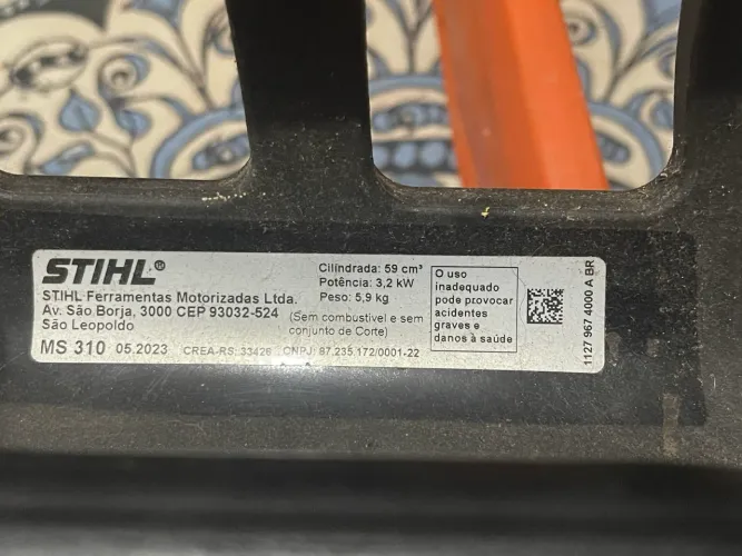 Motosserra stihl MS310