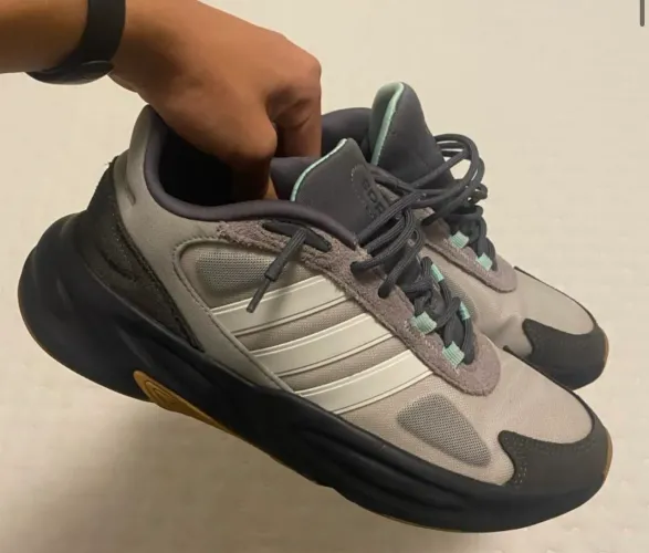 tênis ozelle cloudfoam grey one / core white / pulse mint Tamanho 41