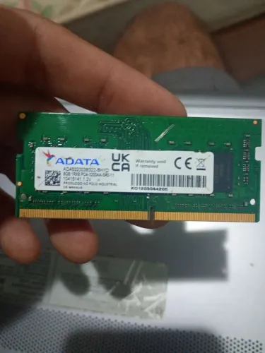 Memória RAM ADATA 8GB DDR4 3200MHz Notebook - Excelente Estado