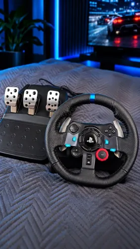 Volante Logitech G29 Driving Force com Pedais ps5 / pc