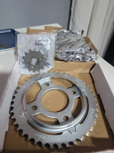 Kit Relação Transmissão Titan 125 (83 a 99) Pandão - Novo Na Caixa