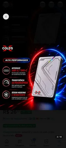 HD DE NOTEBOOK 500GB + CAPA CASE!