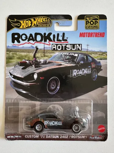 Hot Wheels premium road kill Nissan jdm comprado no eua