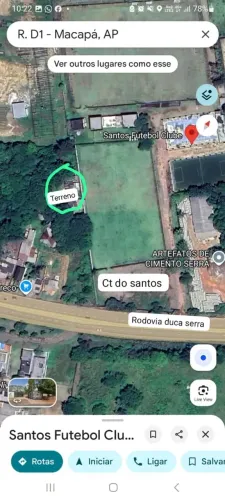 Terreno próximo a duca serra 18.000