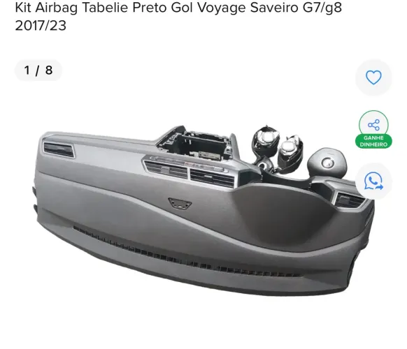 KIT AIRBAG VOLKSWAGEN GOL , VOYAGE G7 G8 2019 2023