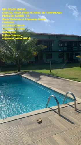 Casa a 100m da praia para aluguel de temporada - Praia de Guriri - ES