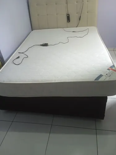 Cama Box Casal Nipponflex Slim Plus NG C/ Massageador - Lindo Estado