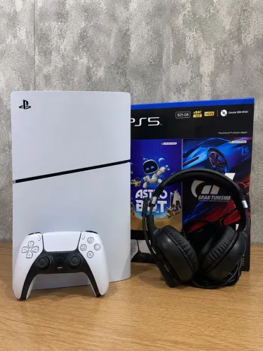 PS5 Slim Digital + Headset de Brinde