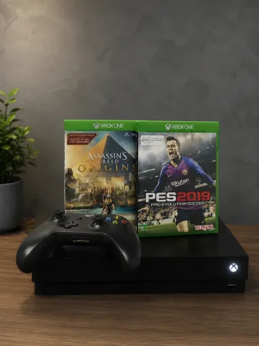 Xbox one X 4k acompanha dois jogos e um controle !