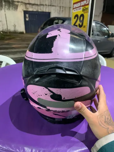 Capacete ls2 já com fone de ouvido