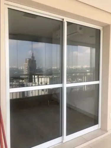 Porta alumínio 2 folhas 1,74 X 2,18 ( tenho 5 iguais )