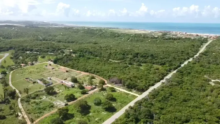 Lote na praia do presidio em Aquiraz-Ceará há 1800 mar