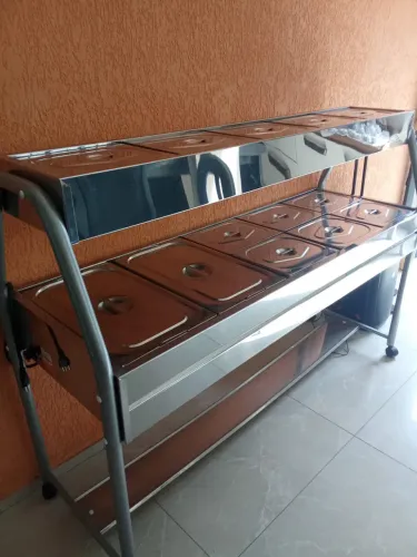 Réchaud, balcão térmico em estado de novo.