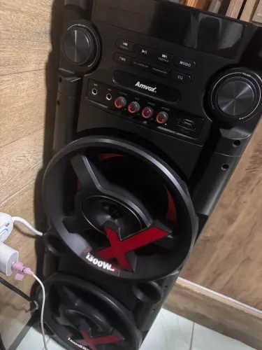 Caixa de som amvox 1300w