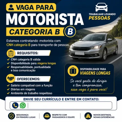 Motorista cat-B 