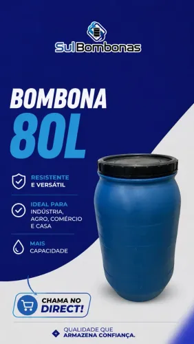BOMBONA 80 LITROS TR-ROSCA