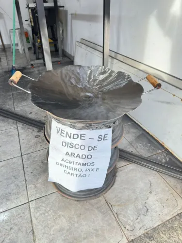 Disco de arado legítimo