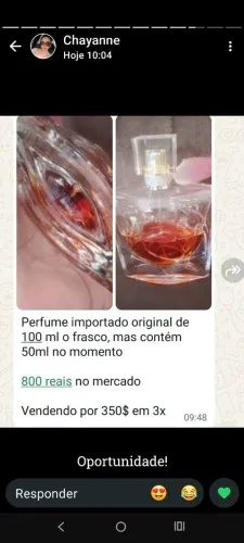 PERFUME IMPORTADO ORIGINAL 50 ML