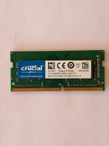 Memória Crucial 8GB DDR4 2666MHz SODIMM