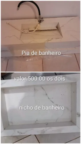 Jogo de banheiro de Porcelanato