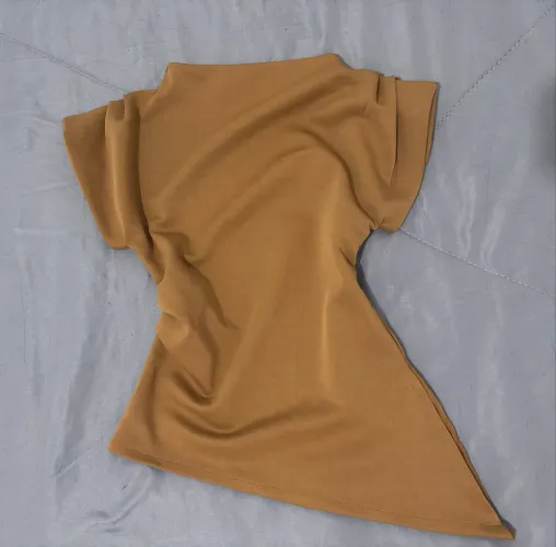 Blusa assimétrica feminina