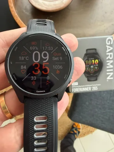 Relógio Garmin Forerunner 265 - Preto