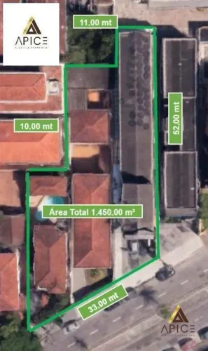 Terreno à venda, 1450 m² por R$ 14.470.000,00 - Gonzaga - Santos/SP