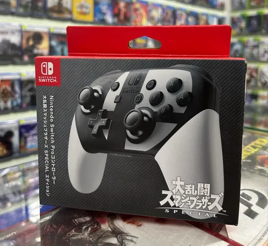 Controle Switch Pro Super Smash Bros Ultimate Edicao Novo lacrado 