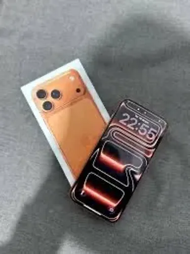 iPhone 17 pro max laranja 3 meses de uso bateria 100%