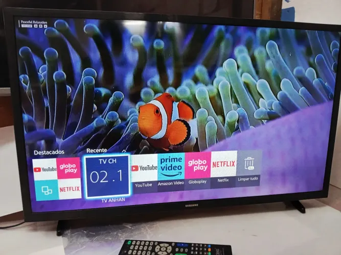 Smart TV Samsung 32 Polegadas. Sem Detalhes. Retirar em Teindade Go
