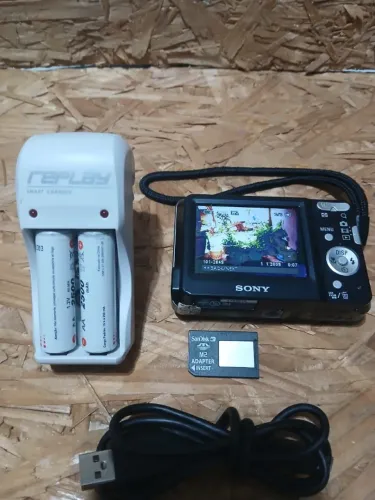 camera sony steady shot dsc s930 ( preta )