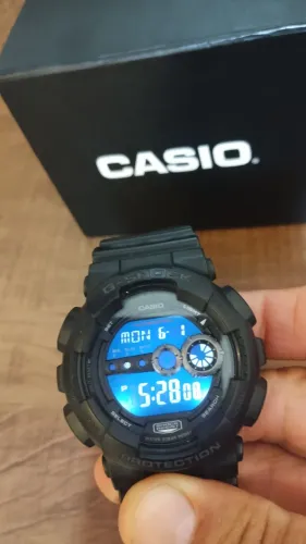 Relógio G-shock digital GD 100 preto.....