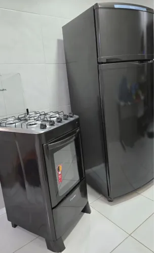 Kit fogão e geladeira