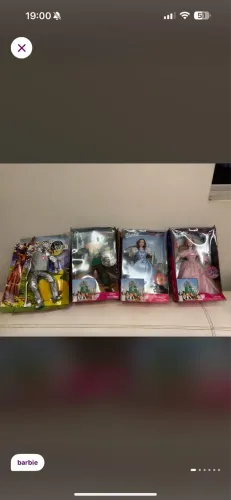Coleção com barbie e ken do mágico de oz