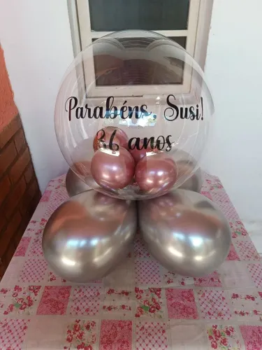 Balão Bubble Personalizado para Festas e eventos em geral 