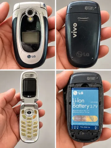Título: Celular LG Flip Antigo Vivo CDMA - Para Colecionador